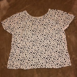 Polka dot top